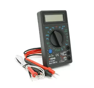 Мультиметр ANENG AN-DT830G, вимірювання: V, A, R, C, функція hFE Мультиметр ANENG AN-DT830G, вимірювання: V, A, R, C, функція hFE