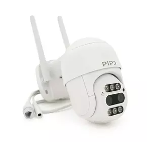 4+4Мп Wi-Fi відеокамера з двома об'єктивами вулична SD/картка PiPo PP-IPC33D4MP20 PTZ 2.8mm ICSee 4+4Мп Wi-Fi відеокамера з двома об'єктивами вулична SD/картка PiPo PP-IPC33D4MP20 PTZ 2.8mm ICSee