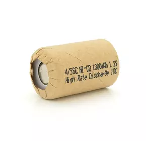 Акумуляторна батарея для шуруповерта Ni-Cd 4/5SC1300mAh 1.2V, 10C,23x32 mm Акумуляторна батарея для шуруповерта Ni-Cd 4/5SC1300mAh 1.2V, 10C,23x32 mm