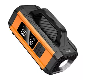 Пусковий прилад для акумулятора автомобіля+ насос HOCO QS4, Power Bank 10000mAh, 2xUSB+ Type-C, корпус пластик, Box Пусковий прилад для акумулятора автомобіля+ насос HOCO QS4, Power Bank 10000mAh, 2xUSB+ Type-C, корпус пластик, Box
