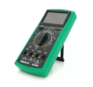 Мультиметр BAKKU BK-9205B Вимірювання: V, A, R Мультиметр BAKKU BK-9205B Вимірювання: V, A, R