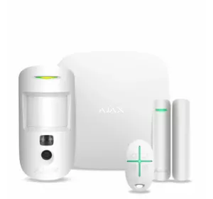 Комплект бездротової сигналізації Ajax StarterKit Cam Plus (HDR) white (Hub 2 Plus /MotionCam(HDR)/DoorProtect/SpaceControl) Комплект бездротової сигналізації Ajax StarterKit Cam Plus (HDR) white (Hub 2 Plus /MotionCam(HDR)/DoorProtect/SpaceControl)
