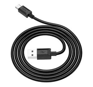 Кабель Hoco X73, Type-C-USB, 2.4A, Black, довжина 1м, BOX Кабель Hoco X73, Type-C-USB, 2.4A, Black, довжина 1м, BOX