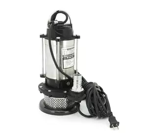 Занурювальний насос, 370W, 220V, 2 м³/год, підйом 10 м, 25мм, нержавіюча сталь, 380х195х200мм, 4,3 кг + перехідник Занурювальний насос, 370W, 220V, 2 м³/год, підйом 10 м, 25мм, нержавіюча сталь, 380х195х200мм, 4,3 кг + перехідник