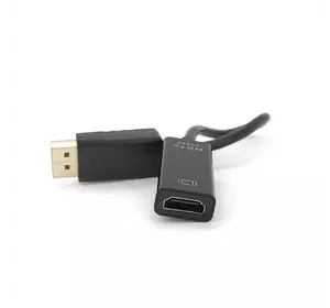 Конвертер Display Port (тато) на HDMI(мама) 30cm, Black, 4K/2K, Пакет Конвертер Display Port (тато) на HDMI(мама) 30cm, Black, 4K/2K, Пакет