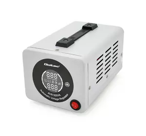 Стабілізатор Qoltec AVR-500VA, аналогова індикація, 400W, 1 schuko, Q6 Стабілізатор Qoltec AVR-500VA, аналогова індикація, 400W, 1 schuko, Q6