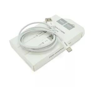 Кабель Hoco X23, Type-C-USB, 2.4A, White, довжина 1м, BOX