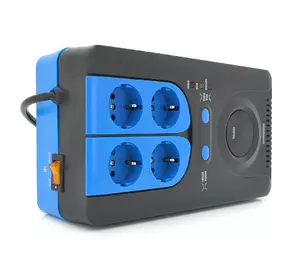 Стабілізатор напруги релейний Green Wave Winchester 500VA (350Вт), 4xShuko, DC140-260V, AC220±8%, BOX, Q4 Стабілізатор напруги релейний Green Wave Winchester 500VA (350Вт), 4xShuko, DC140-260V, AC220±8%, BOX, Q4