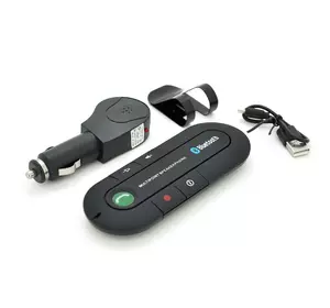 Bluetooth гарнітура для автомобіля LV-B08 Bluetooth 4.1, АЗУ, кабель micro-USB, утримувач, Box