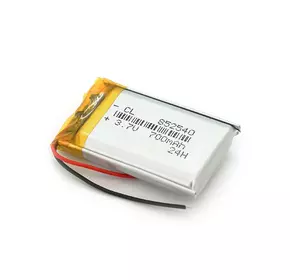 Літій-полімерний акумулятор 8,5*25*40mm (Li-ion 3.7В 700мА·год) Літій-полімерний акумулятор 8,5*25*40mm (Li-ion 3.7В 700мА·год)