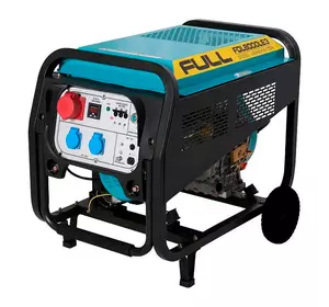 Генератор дизельний FULL FDK8000LE3, 3-фазний 230/400V, 50Hz, 7.5kVA/6kW, бак 12.5 л, витрата 2 л/год, пуск: ручний/стартер, 800x520x600 мм, 122 кг Генератор дизельний FULL FDK8000LE3, 3-фазний 230/400V, 50Hz, 7.5kVA/6kW, бак 12.5 л, витрата 2 л/год, пуск: ручний/стартер, 800x520x600 мм, 122 кг