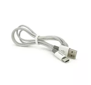 Кабель iKAKU KSC-723 GAOFEI smart charging cable for Type-C, Gray, довжина 1м, 2.4A, BOX Кабель iKAKU KSC-723 GAOFEI smart charging cable for Type-C, Gray, довжина 1м, 2.4A, BOX