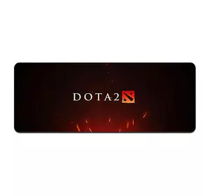 Килимок 300*700 тканинний DOTA2, товщина 2 мм, колір Black-Red, OEM Килимок 300*700 тканинний DOTA2, товщина 2 мм, колір Black-Red, OEM