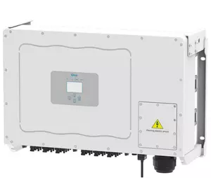 Мережевий сонячний інвертор трифазний (on-grid) Deye SUN-120K-G, 120кВт, 8 МРРT(200-1000V), WiFi, RS485/RS232, IP65 (1006×516×325mm), 103 кг Мережевий сонячний інвертор трифазний (on-grid) Deye SUN-120K-G, 120кВт, 8 МРРT(200-1000V), WiFi, RS485/RS232, IP65 (1006×516×325mm), 103 кг