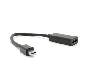 Конвертер mini Display Port (тато) на HDMI(мама) 10cm, Black, 4K/2K, Пакет Конвертер mini Display Port (тато) на HDMI(мама) 10cm, Black, 4K/2K, Пакет
