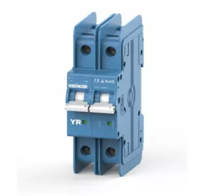 Автоматичний вимикач постійного струму YRO YRL7-63DC 2P 32A DC600V 6kA, DIN, 104*35*44.8mm Автоматичний вимикач постійного струму YRO YRL7-63DC 2P 32A DC600V 6kA, DIN, 104*35*44.8mm