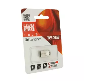 Флеш-накопичувач Mibrand Hawk, USB 2.0, 16GB, Metal Design, Blister Флеш-накопичувач Mibrand Hawk, USB 2.0, 16GB, Metal Design, Blister