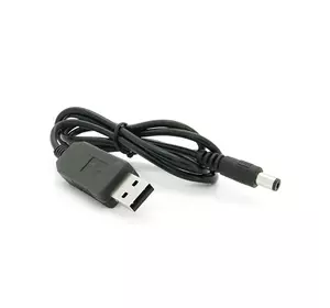 Кабель для роутера NN 5.5/2.5(5.5/2.1)mm(M)=> USB2.0 (Out:12V), 1м, Black, OEM Кабель для роутера NN 5.5/2.5(5.5/2.1)mm(M)=> USB2.0 (Out:12V), 1м, Black, OEM