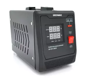 Стабілізатор напруги релейний Green Wave Mauser 2000VA (1400Вт), 1xShuko, DC140-260V, AC220±8%, BOX, Q4 Стабілізатор напруги релейний Green Wave Mauser 2000VA (1400Вт), 1xShuko, DC140-260V, AC220±8%, BOX, Q4