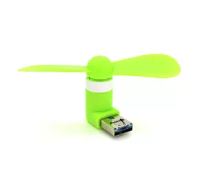 Вентилятор 90° USB, Mix color, OEM
