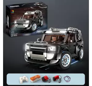Дитячий конструктор J2022 Road HU Palambo Defender, з дистанційним керуванням, 2089 блоків в упаковці, 420*200*205мм, OEM Дитячий конструктор J2022 Road HU Palambo Defender, з дистанційним керуванням, 2089 блоків в упаковці, 420*200*205мм, OEM