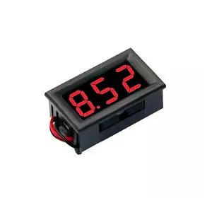 Цифровий вольтметр, діапазон вимірювань 5 -120V, Red Цифровий вольтметр, діапазон вимірювань 5 -120V, Red