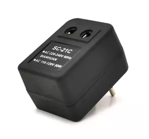 Перетворювач напруги трансформаторний 50W Input 220 V / Output 110V, + універсальна розетка та перехідник Перетворювач напруги трансформаторний 50W Input 220 V / Output 110V, + універсальна розетка та перехідник