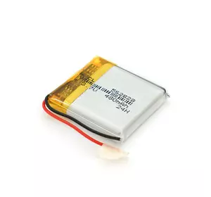 Літій-полімерний акумулятор 5,6*28*28mm (Li-ion 3.7В 480мА·год) Літій-полімерний акумулятор 5,6*28*28mm (Li-ion 3.7В 480мА·год)