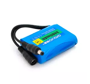 Акумуляторна батарея літієва QiSuo 12V 3.4A з елементами Li-ion LG 18650, DC5.5x2.1, (56x20x70mm) Акумуляторна батарея літієва QiSuo 12V 3.4A з елементами Li-ion LG 18650, DC5.5x2.1, (56x20x70mm)