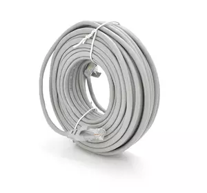 Патч-корд литий VEGGIEG, CCA, UTP, RJ45, Cat.5e, 40m, сірий Патч-корд литий VEGGIEG, CCA, UTP, RJ45, Cat.5e, 40m, сірий
