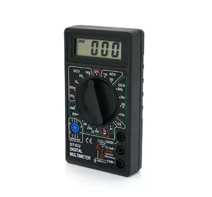 Мультиметр DT-832. Вимірювання: V, A, Ω. Функції: hFE, продзвонювання, тест діодів, перевірка транзисторів. Мультиметр DT-832. Вимірювання: V, A, Ω. Функції: hFE, продзвонювання, тест діодів, перевірка транзисторів.
