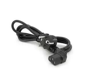 Кабель живлення Schuko кутовий PC-186A CEE7 /7-C13, 1.5M, 0.75mm, євровилках під 90 градусів, OEM Q25 / 250 Кабель живлення Schuko кутовий PC-186A CEE7 /7-C13, 1.5M, 0.75mm, євровилках під 90 градусів, OEM Q25 / 250