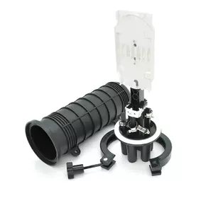 Муфта оптична Merlion ML-OP-F105H-24C, герметична, 4 введення, до 2-х касет, до 24 зварок, матеріал PP Муфта оптична Merlion ML-OP-F105H-24C, герметична, 4 введення, до 2-х касет, до 24 зварок, матеріал PP