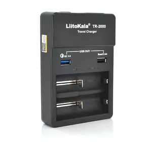 ЗУ універсальне Liitokala Lii TR-2000 + USB1-QC 3.0, USB2-5V 2.4A ЗУ універсальне Liitokala Lii TR-2000 + USB1-QC 3.0, USB2-5V 2.4A