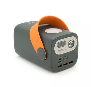 Power Bank Remax RPP-123 60000mAh, PD 27W+QC 22.5W, Gray, 1.454kg Power Bank Remax RPP-123 60000mAh, PD 27W+QC 22.5W, Gray, 1.454kg