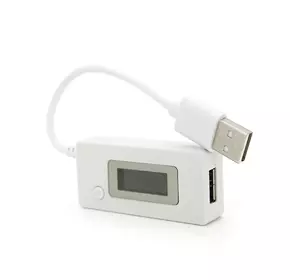 USB тестер KCX-017 напруги (3-7V) і струму (0-3A) ємності батарей для зарядки (0-19999mAh), White USB тестер KCX-017 напруги (3-7V) і струму (0-3A) ємності батарей для зарядки (0-19999mAh), White