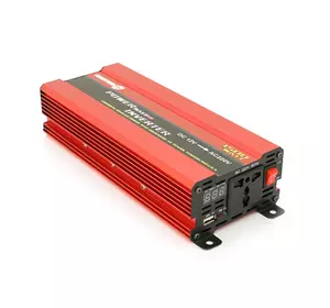 Інвертор напруги NV-1500 (900Вт)+LCD, 12/220V, approximated, 1 універсальна розетка, клем, Box Інвертор напруги NV-1500 (900Вт)+LCD, 12/220V, approximated, 1 універсальна розетка, клем, Box