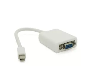 Конвертер mini Display Port (тато) на VGA(тато) 30cm, White, 4K/2K, Пакет Конвертер mini Display Port (тато) на VGA(тато) 30cm, White, 4K/2K, Пакет
