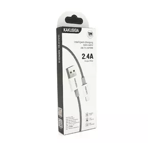 Кабель iKAKU KSC-723 GAOFEI smart charging cable for iphone, Black, довжина 1м, 2.4A, BOX Кабель iKAKU KSC-723 GAOFEI smart charging cable for iphone, Black, довжина 1м, 2.4A, BOX