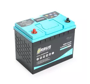 Акумуляторна батарея ORBUS LiFePO4 12,8V 60Ah,(30/80A 260x168x210 мм, 8kg Акумуляторна батарея ORBUS LiFePO4 12,8V 60Ah,(30/80A 260x168x210 мм, 8kg