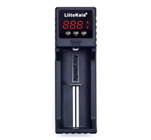 ЗУ універсальне Liitokala Lii-S1,1 канал, LCD дисплей, підтримує Li-ion, Ni-MH та Ni-Cd AA (R6), ААA (R03), AAAA, С (R14) ЗУ універсальне Liitokala Lii-S1,1 канал, LCD дисплей, підтримує Li-ion, Ni-MH та Ni-Cd AA (R6), ААA (R03), AAAA, С (R14)
