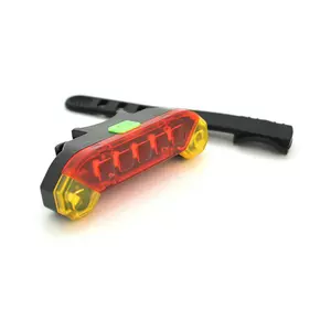 Задній стоп для велосипеда QX-W03, 4 режими, вбудований акумулятор, кабель USB, Red, Box