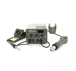 Паяльна станція BAKKU BK-601D+ цифрова індикація, фен, паяльник Паяльна станція BAKKU BK-601D+ цифрова індикація, фен, паяльник