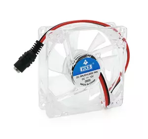Кулер корпусний Merlion HXS 8025, 80x80x25mm, RPM 1900±10%, 12V/0.15A, 5,5*2,5 female, прозорий, OEM Кулер корпусний Merlion HXS 8025, 80x80x25mm, RPM 1900±10%, 12V/0.15A, 5,5*2,5 female, прозорий, OEM