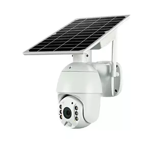 2 Мп Wi-Fi відеокамера купольна Q3-4 1080P PiPO із сонячною панеллю, SD карткою, кут огляду 120° (об'єктив 3.6 мм)APP-UBox