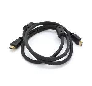 Кабель Ritar PL-HD348 HDMI-HDMI Ultra HD 4K,1080P, 1.0m, v1,4, OD-7.3mm, з фільтром, круглий Black, коннектор Gold, Пакет, Q200 Кабель Ritar PL-HD348 HDMI-HDMI Ultra HD 4K,1080P, 1.0m, v1,4, OD-7.3mm, з фільтром, круглий Black, коннектор Gold, Пакет, Q200