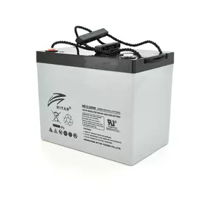Акумуляторна батарея AGM RITAR HR12280W, Gray Case, 12V 75.0Ah ( 260 х 169 х 211 (219 ) 24.80kg Q1