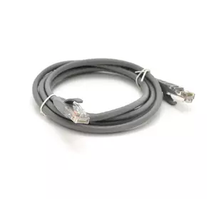 Патч-корд литий VEGGIEG, CCA, UTP, RJ45, Cat.5e, 1.5m, сірий Патч-корд литий VEGGIEG, CCA, UTP, RJ45, Cat.5e, 1.5m, сірий