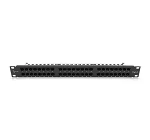 Патч-панель Ritar 48 портiв UTP DUAL кат 6 19 "1U НЕ екранована чорна Q10 Патч-панель Ritar 48 портiв UTP DUAL кат 6 19 "1U НЕ екранована чорна Q10
