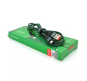 Кабель iKAKU KSC-458 JINTENG aluminum alloy fast charging data cable for iphone, Green, довжина 1.2м, BOX